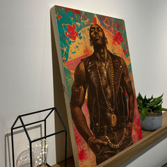 Quadro Decorativo - Michael Jordan 50 x 33 cm - Muralist Decor