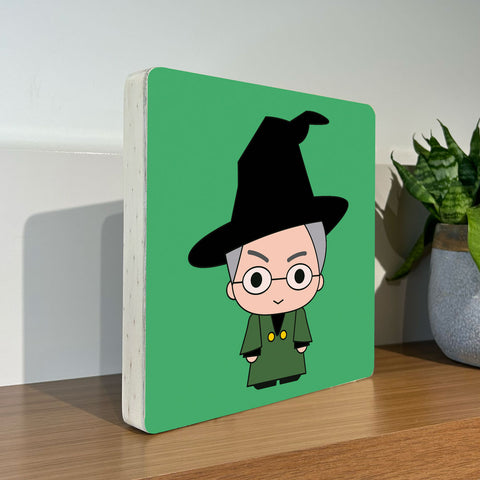 Quadro Decorativo - Minerva McGonagall- Harry Potter 20 x 20 cm - Muralist Decor