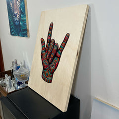 Quadro Decorativo - Rock n Roll 20 x 20 cm - Muralist Decor