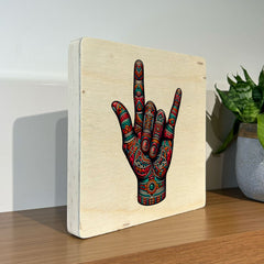 Quadro Decorativo - Rock n Roll 20 x 20 cm - Muralist Decor