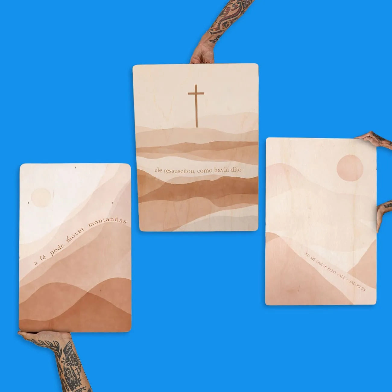 Trio Promocional- Minimalista Religioso