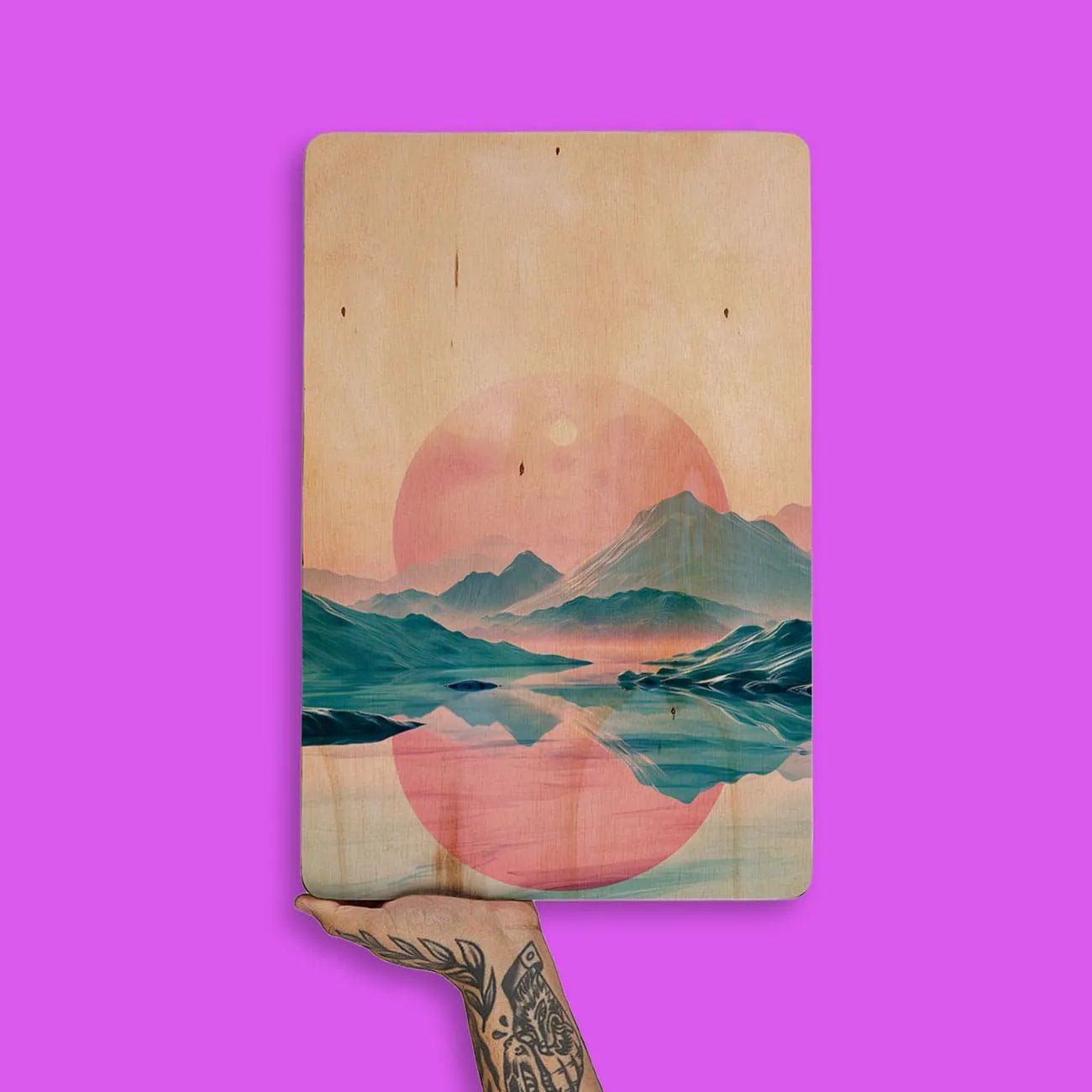 Quadro Decorativo - Minimalista Montanhas