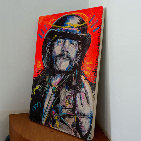 Quadro Decorativo - Lemmy Kilmister- Motor Head 60 x 40 cm - Muralist Decor