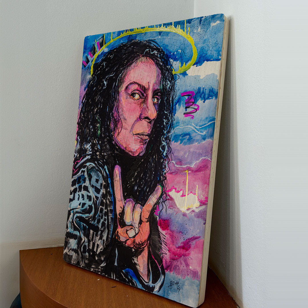 Quadro Decorativo - Ronnie James Dio 60 x 40 cm - Muralist Decor