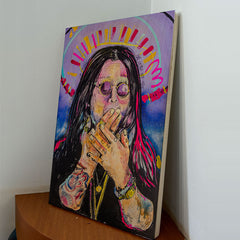 Quadro Decorativo - Ozzy Osbourne 60 x 40 cm - Muralist Decor