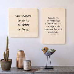 Quadro Decorativo - Kit Palavras que tocam