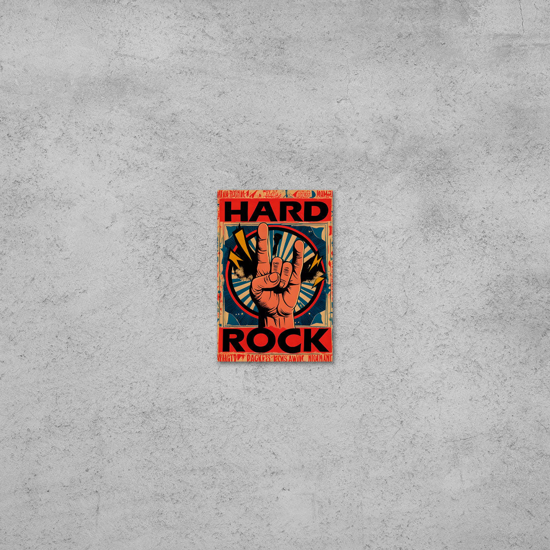 Placa Decorativa Hard Rock