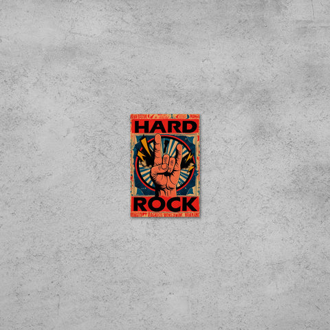 Placa Decorativa Hard Rock