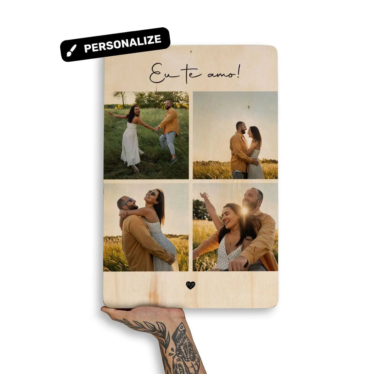 Quadro Decorativo Personalizado - Dia dos namorados - Eu Te Amo