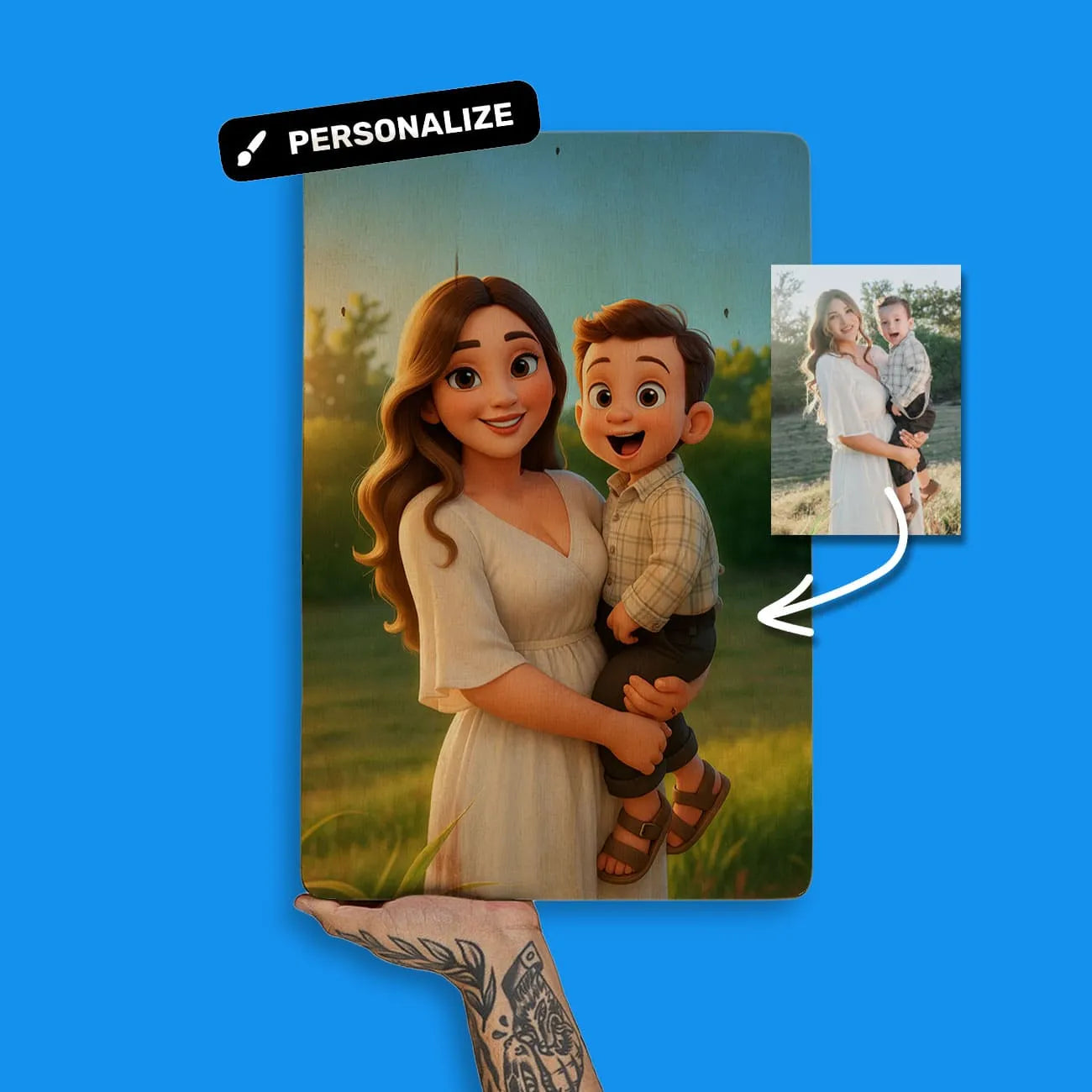 Quadro Personalizado - Escolha o estilo da sua foto