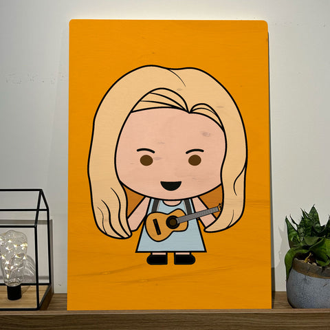 Quadro Decorativo - Phoebe Buffay - Friends 50 x 33 cm - Muralist Decor