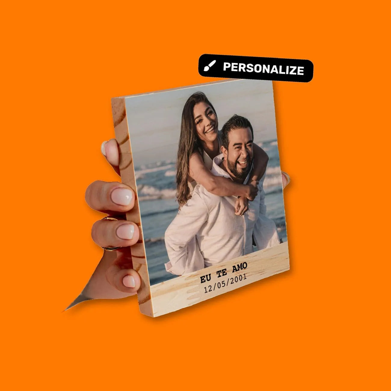 Polaroid de Madeira - Personalizado