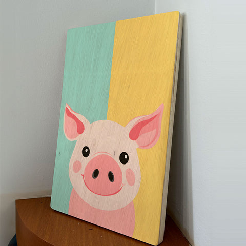 Quadro Decorativo -  Infantil Porco