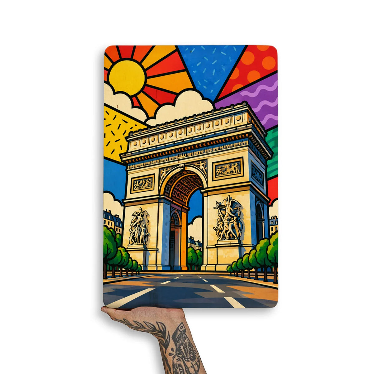 Quadro Decorativo - Arco do Triunfo Cores