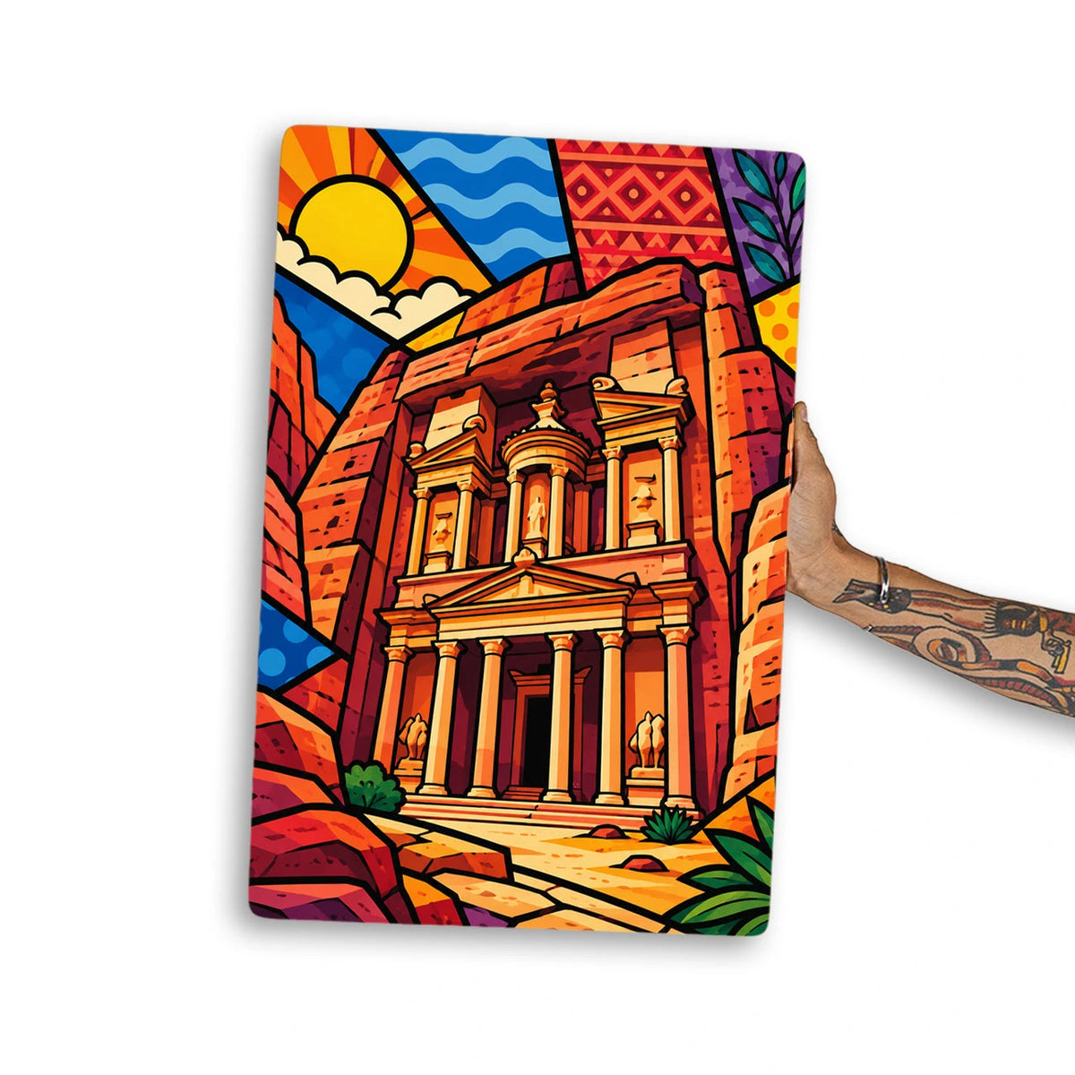 Quadro Decorativo - Tesouro de Petra Cores