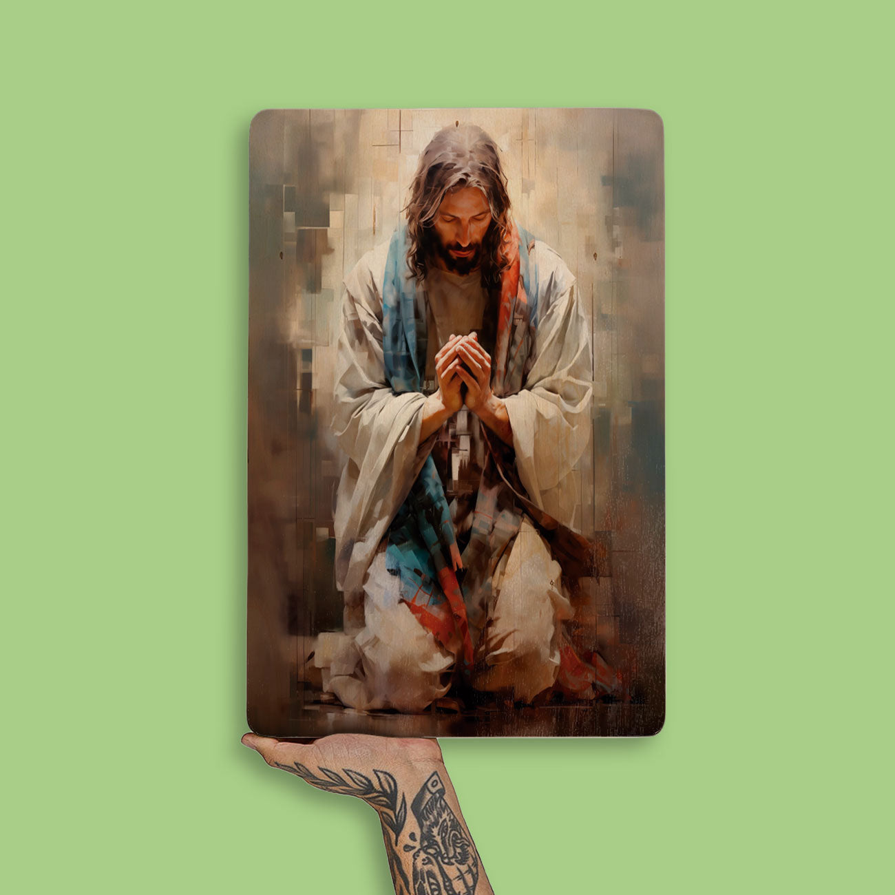 Quadro Decorativo - Jesus Colorido