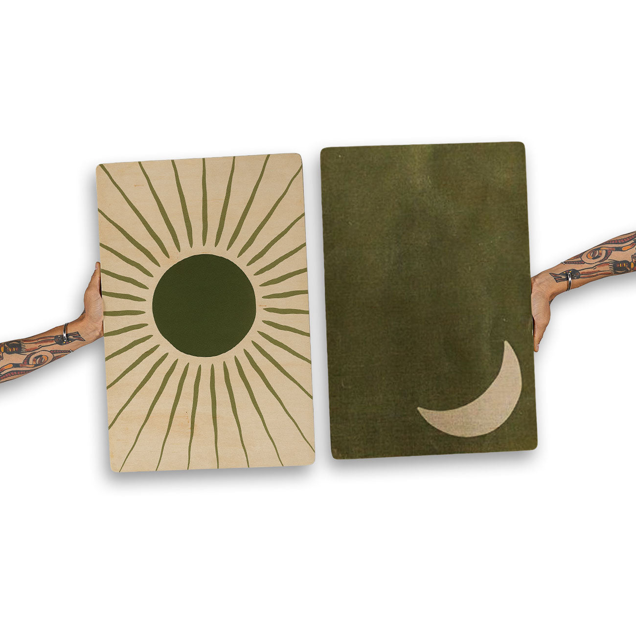 Quadro Decorativo - Kit Sol e Lua