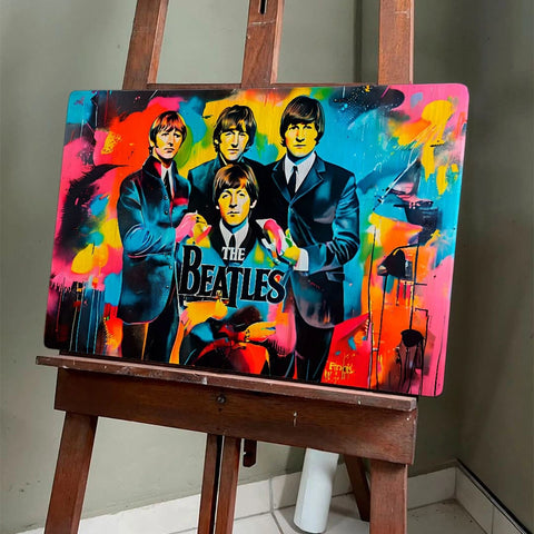 Quadro Decorativo - Colorfull Beatles 1