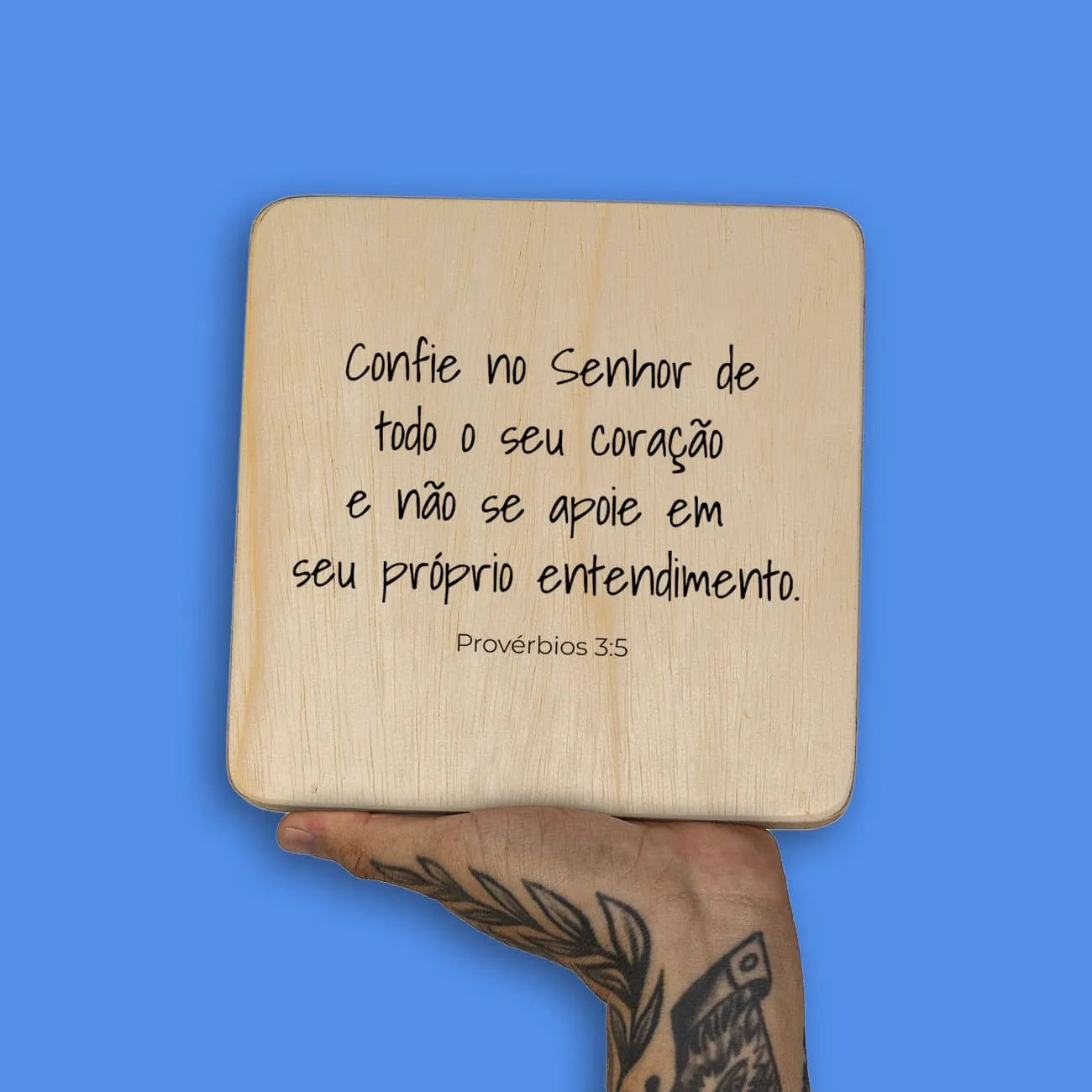 Quadro Decorativo  - Provérbios 3:5