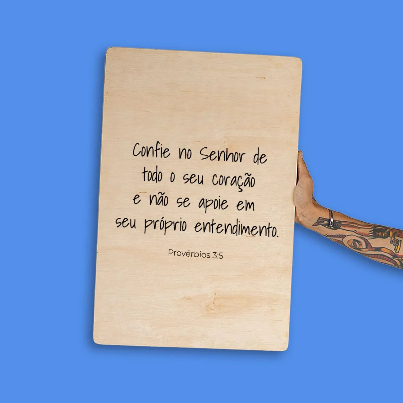 Quadro Decorativo  - Provérbios 3:5