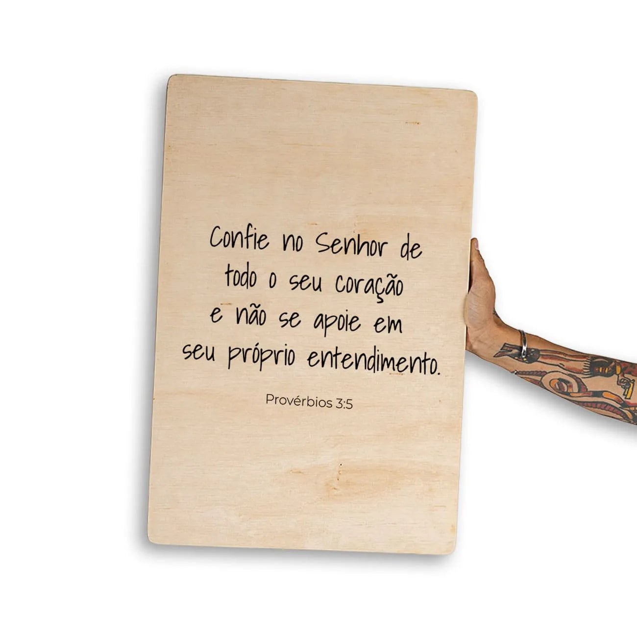 Quadro Decorativo  - Provérbios 3:5