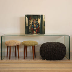 Quadro Decorativo  - Superman no Banheiro