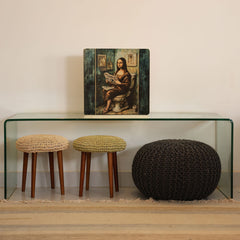 Quadro Decorativo  - Monalisa no banheiro