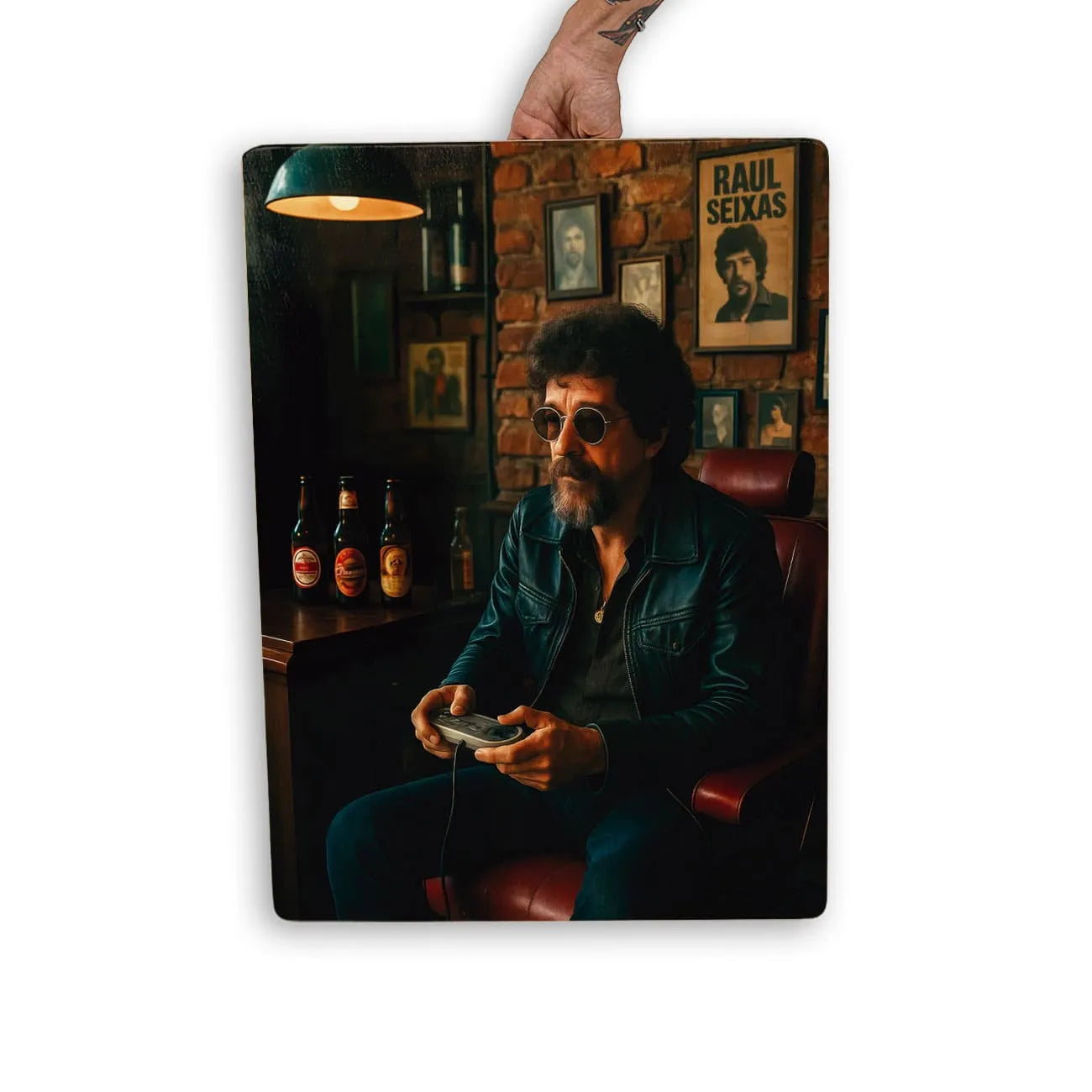 Quadro Decorativo Barbearia - Raul Seixas