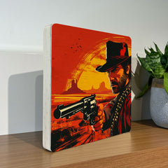 Quadro Decorativo - Red Dead Redemption 2 20 x 20 cm - Muralist Decor
