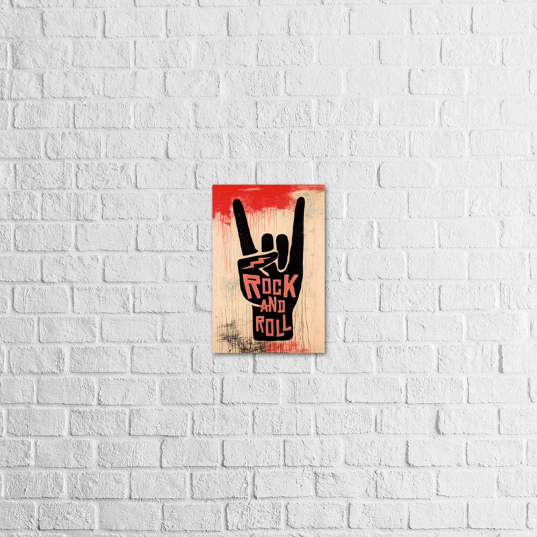 Placa Decorativa Rocknroll