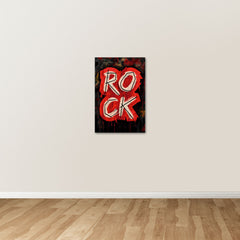 Placa Decorativa Rock