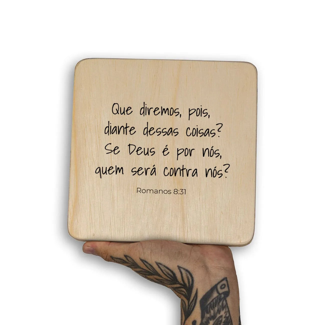 Quadro Decorativo  - Romanos 8:31