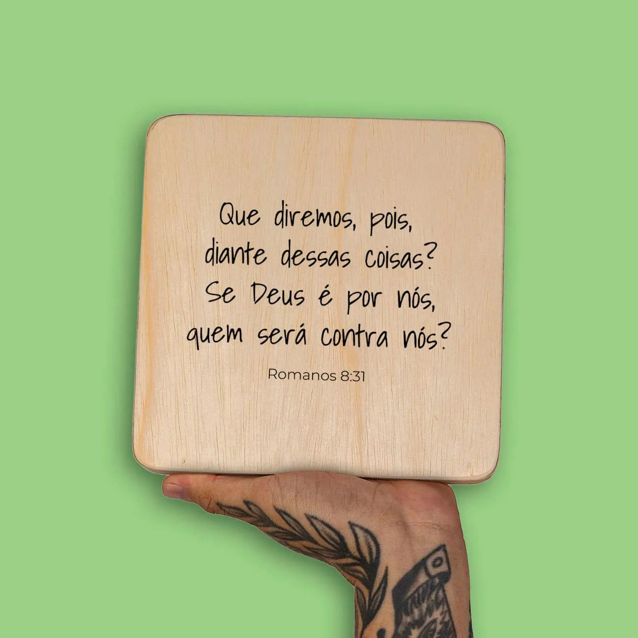 Quadro Decorativo  - Romanos 8:31