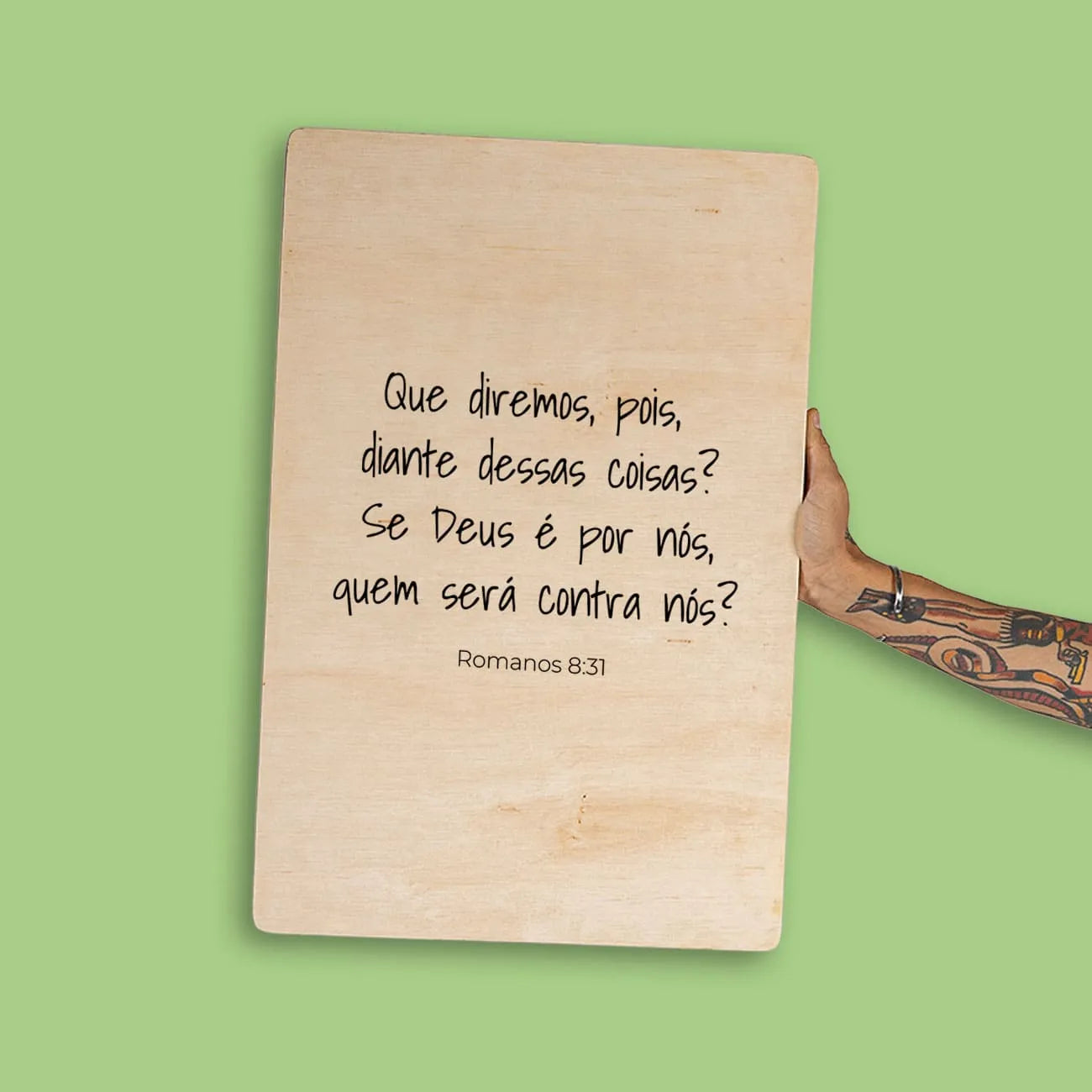 Quadro Decorativo  - Romanos 8:31