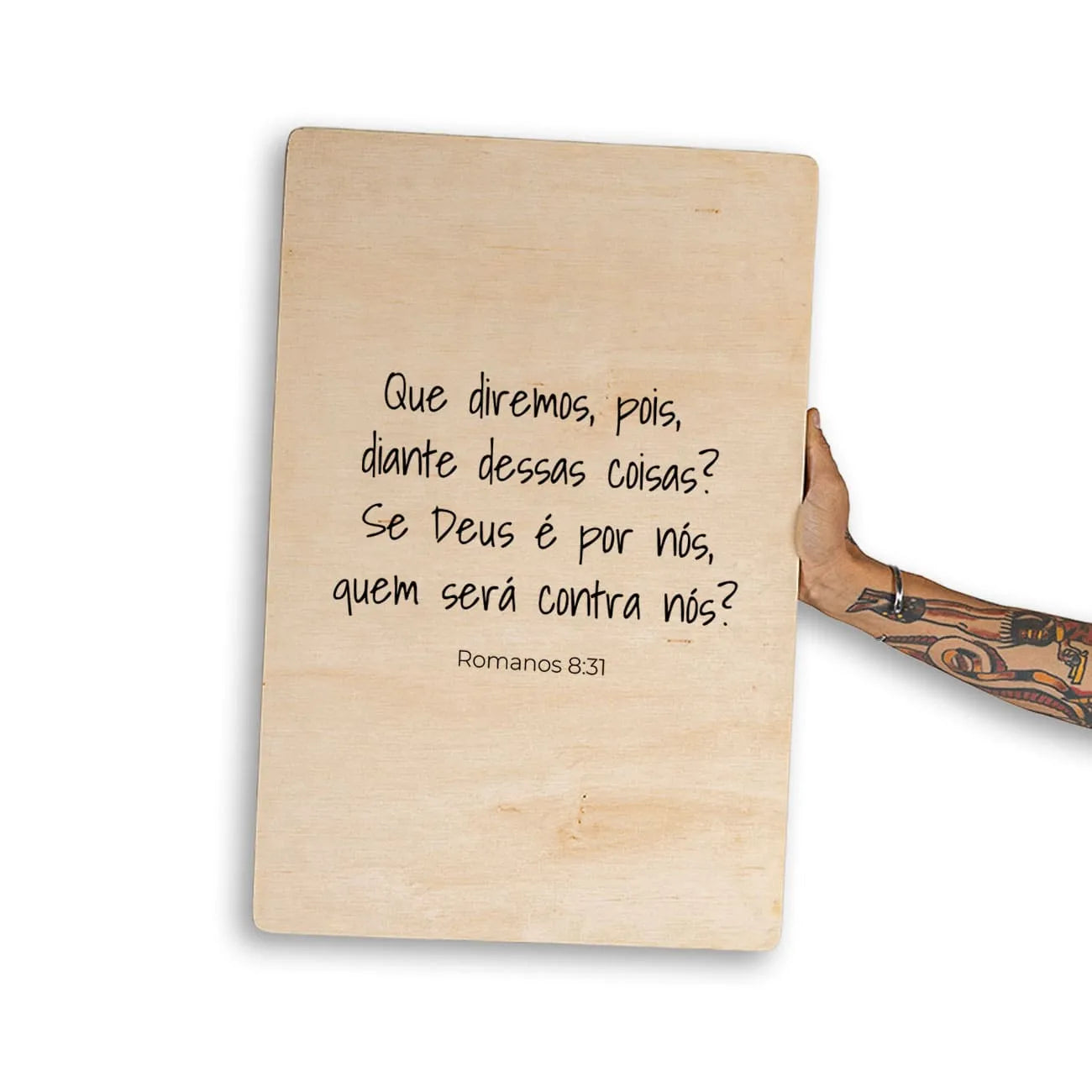 Quadro Decorativo  - Romanos 8:31