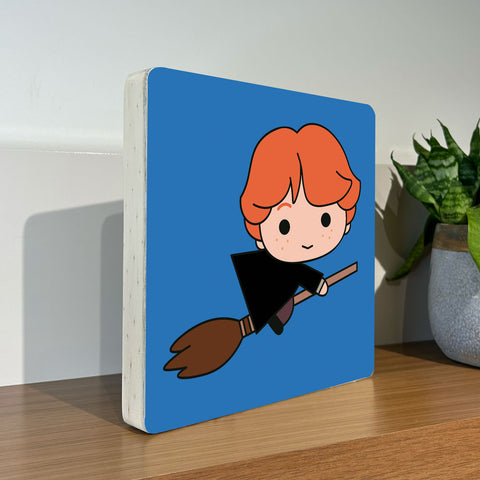 Quadro Decorativo - Ron Weasley Quadribol- Harry Potter 20 x 20 cm - Muralist Decor