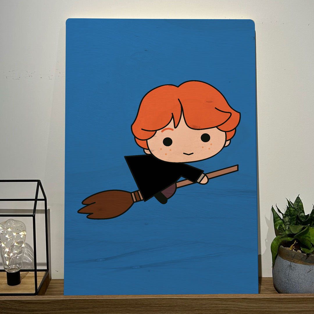 Quadro Decorativo - Ron Weasley Quadribol- Harry Potter 50 x 33 cm - Muralist Decor