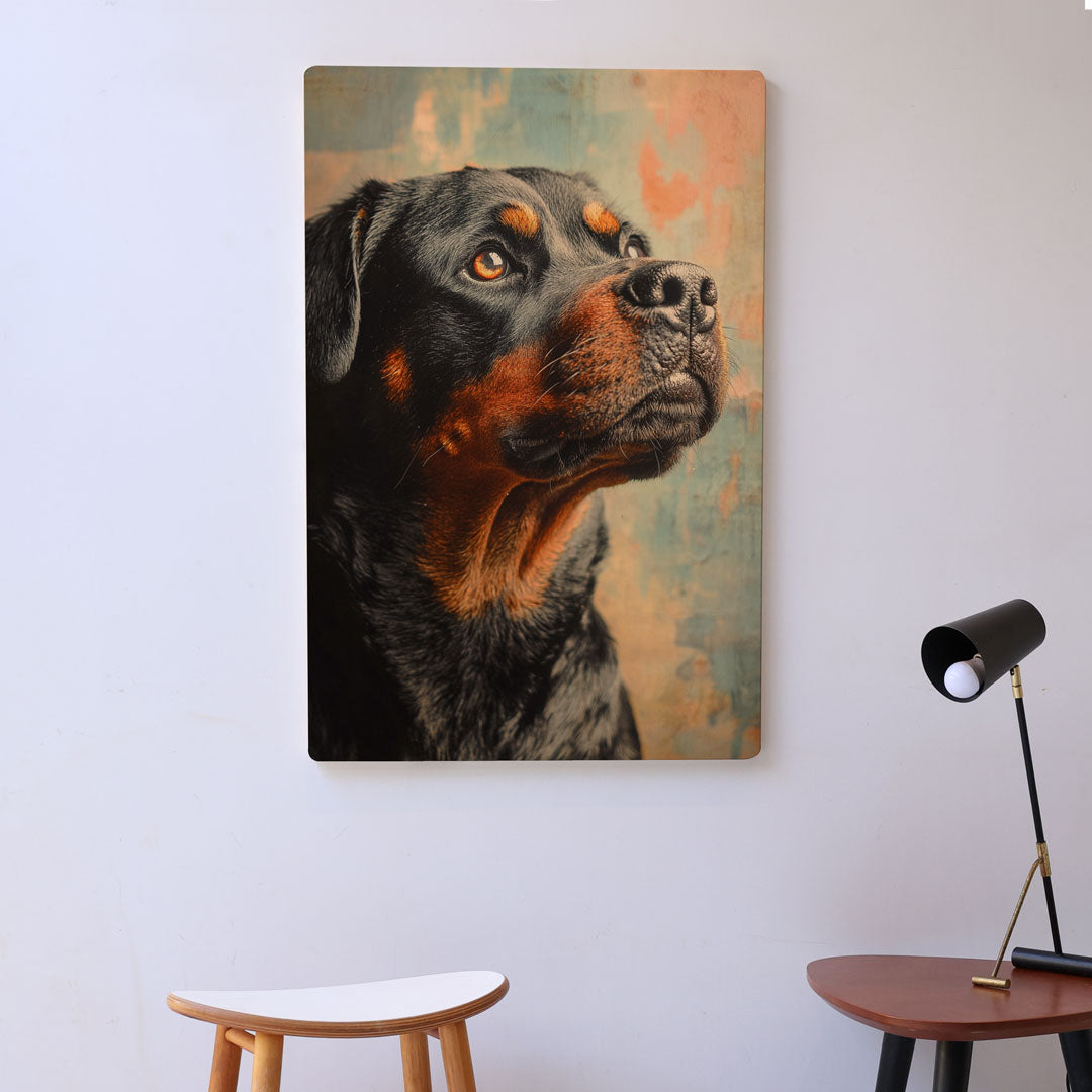 Quadro Decorativo  -  Rottweiler