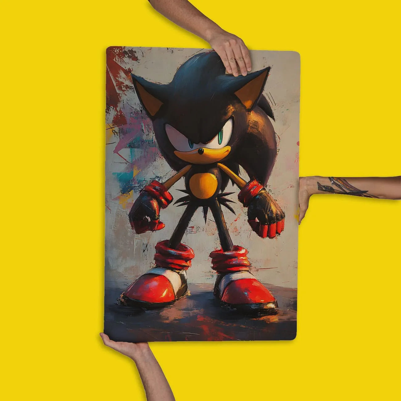 Quadro Decorativo -  Shadow - Sonic