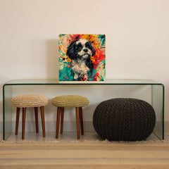 Quadro Decorativo  -   Shih Tzu Color
