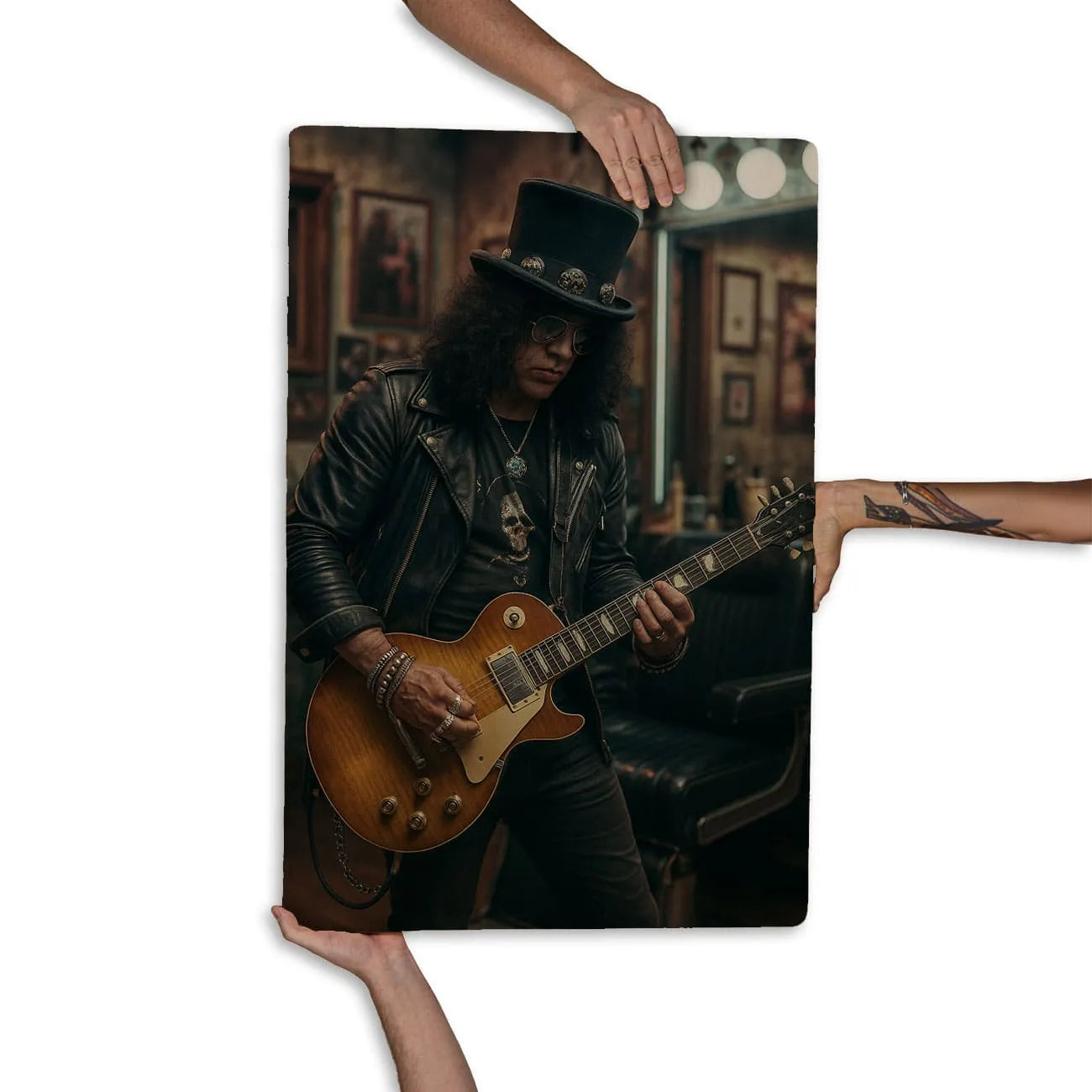 Quadro Decorativo Barbearia - Slash