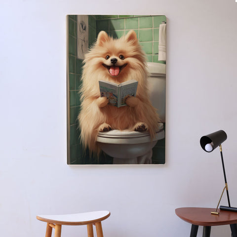 Quadro Decorativo  - Spitz no vaso