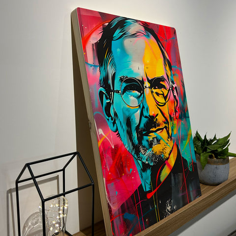 Quadro Decorativo - Colorfull Steve Jobs