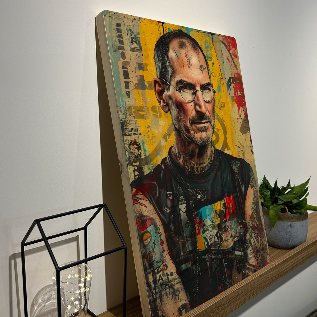Quadro Decorativo - Steve Jobs Punk