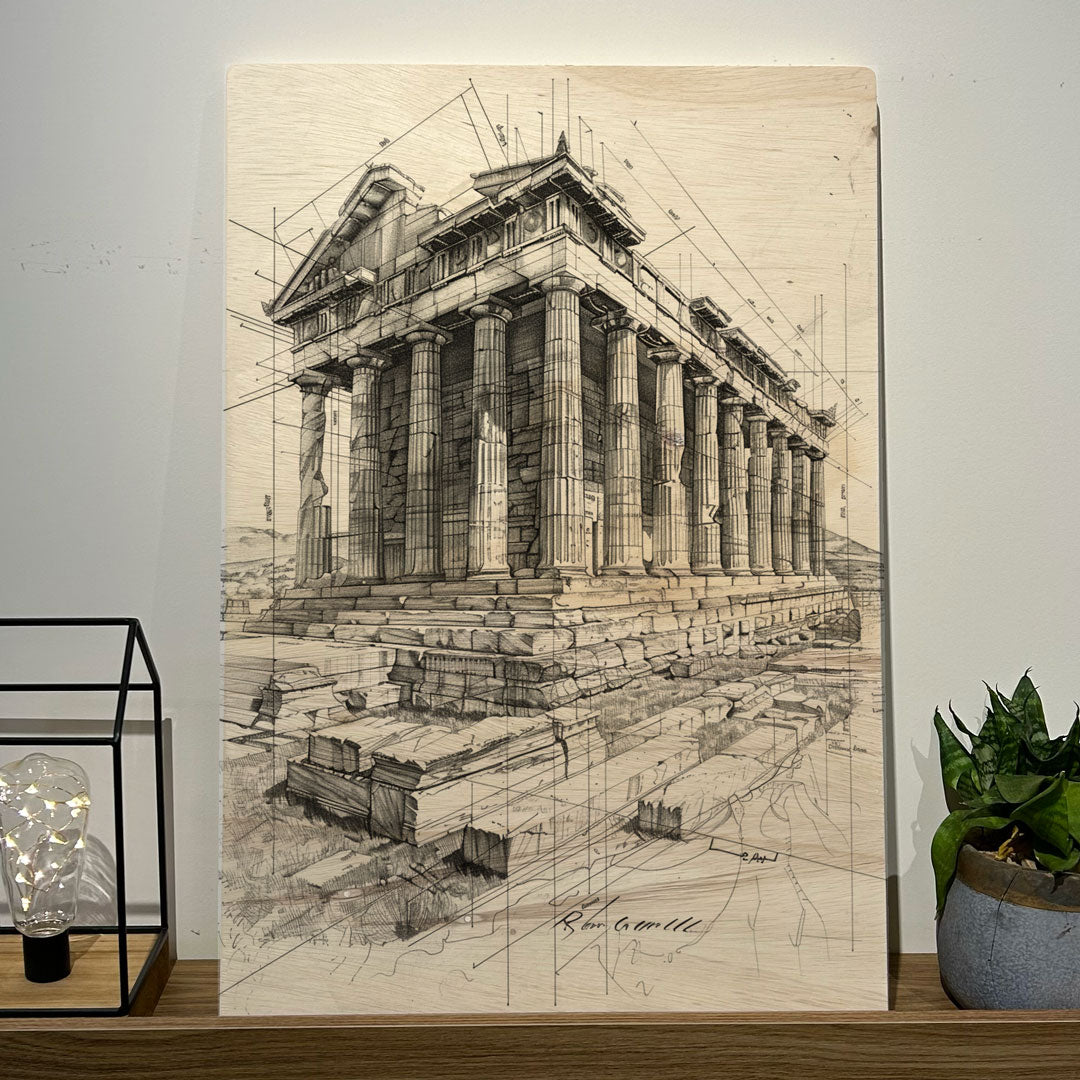 Quadro Decorativo - Temple Of Artemis 50 x 33 cm - Muralist Decor