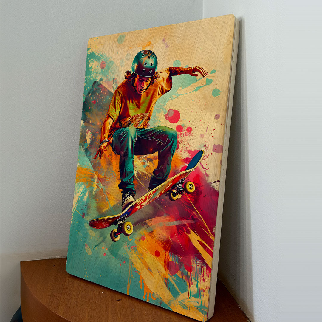 Quadro Decorativo - Tony Hawk 50 x 33 cm - Muralist Decor