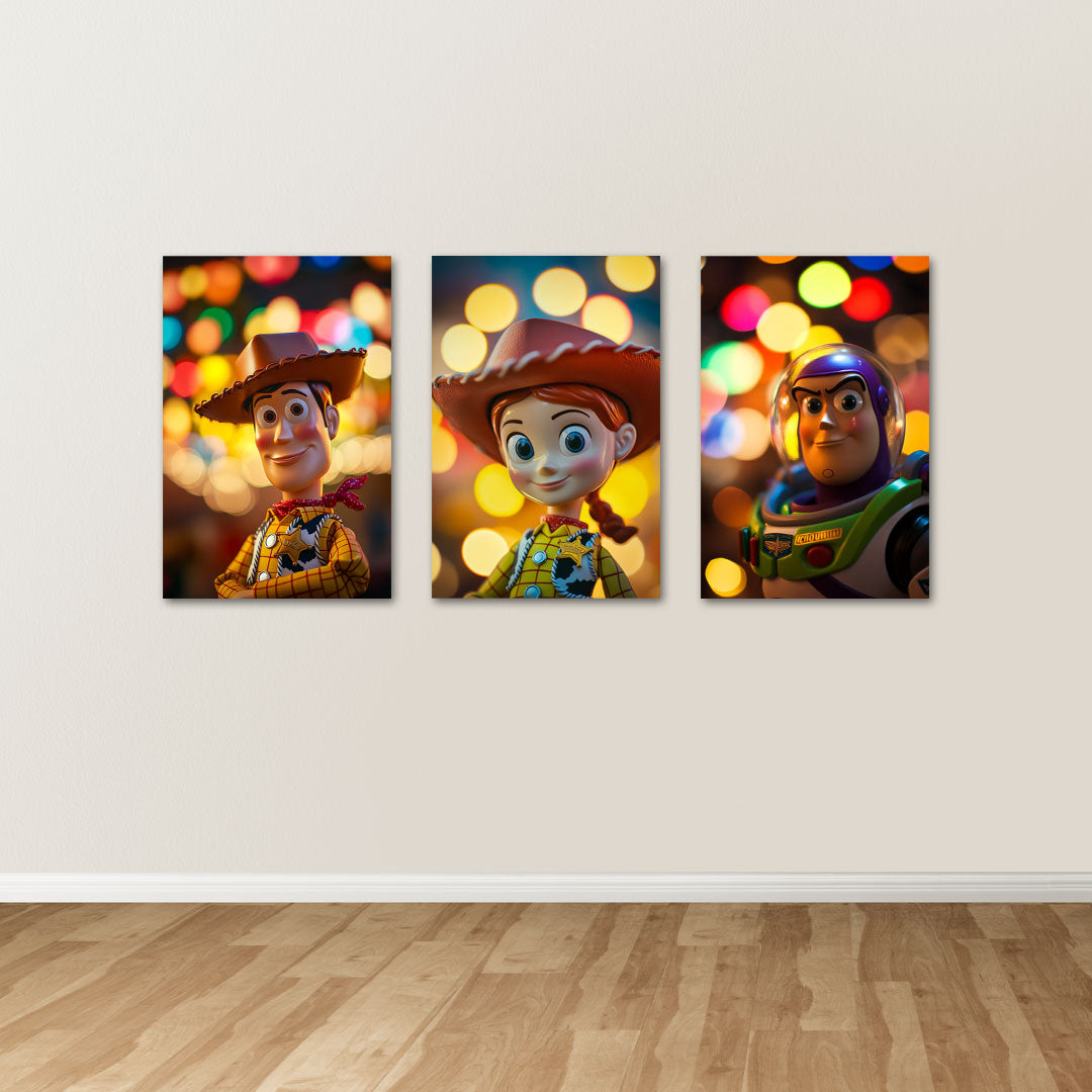 Placa Decorativa Trio Toy Story