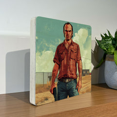 Quadro Decorativo - Trevor_Philips - GTA 20 x 20 cm - Muralist Decor