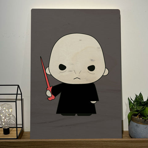 Quadro Decorativo - Lord Voldemort - Harry Potter 50 x 33 cm - Muralist Decor