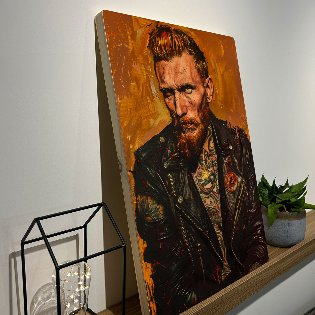 Quadro Decorativo - Van Gogh Punk 50 x 33 cm - Muralist Decor